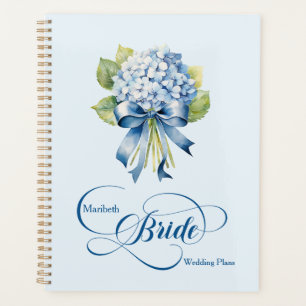 Agenda Boda de Hidrangea Azul Bouquet Bride