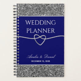 Agenda Boda de invierno en azul real