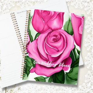 Agenda Boda de Rosas de acuarela