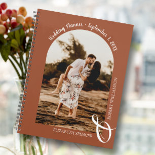 Agenda Boda de Terracotta de arte fotográfico moderno