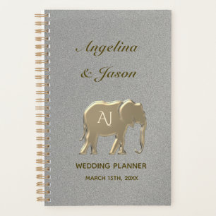 Agenda Boda elegante plateado