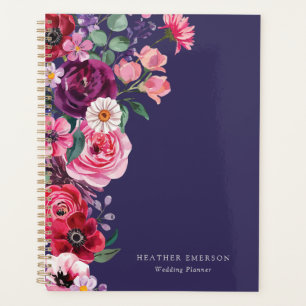 Agenda Boda Floral Colorida