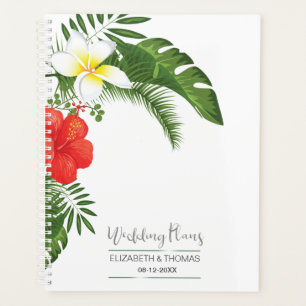 Agenda Boda floral tropical ID475