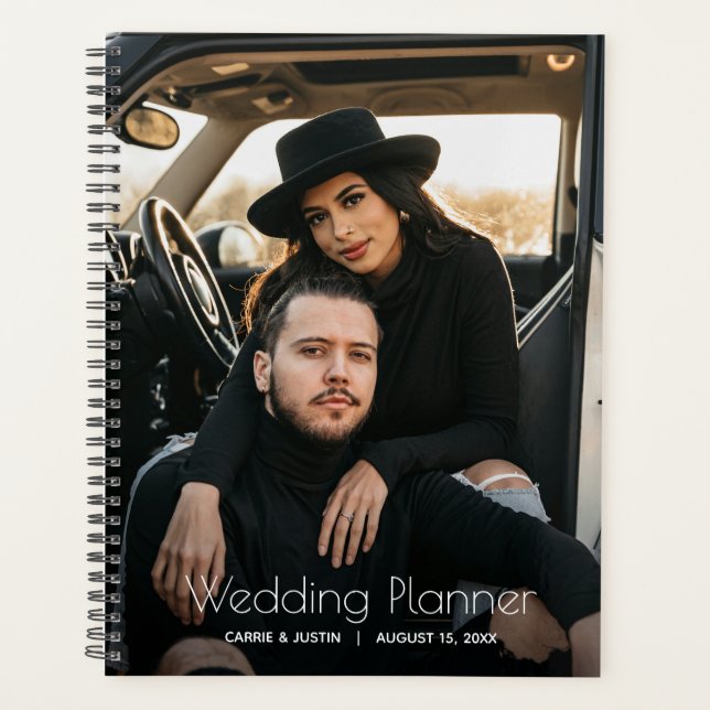 Agenda Boda fotográfico personalizado (Anverso)