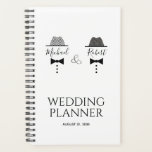 Agenda Boda gay<br><div class="desc">Planifique su día perfecto con este moderno,  elegante y moda planificador de bodas gay en blanco y negro. Diseñado para mantener su celebración organizada y elegante,  este único planificador ofrece una experiencia perfecta para parejas del mismo sexo que buscan crear un boda memorable y hermoso.</div>