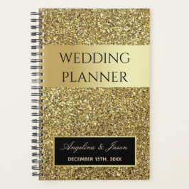Agenda Boda Glitter Gold