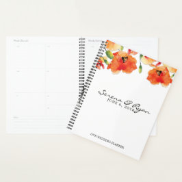 Agenda Boda Golden Poppy de verano