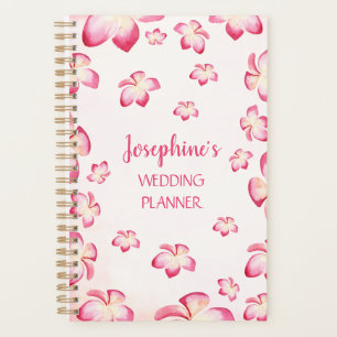 Agenda Boda personalizada de Sunset Frangipani