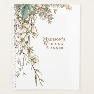 Agenda Boda personalizado de nombre de cosecha de bonito