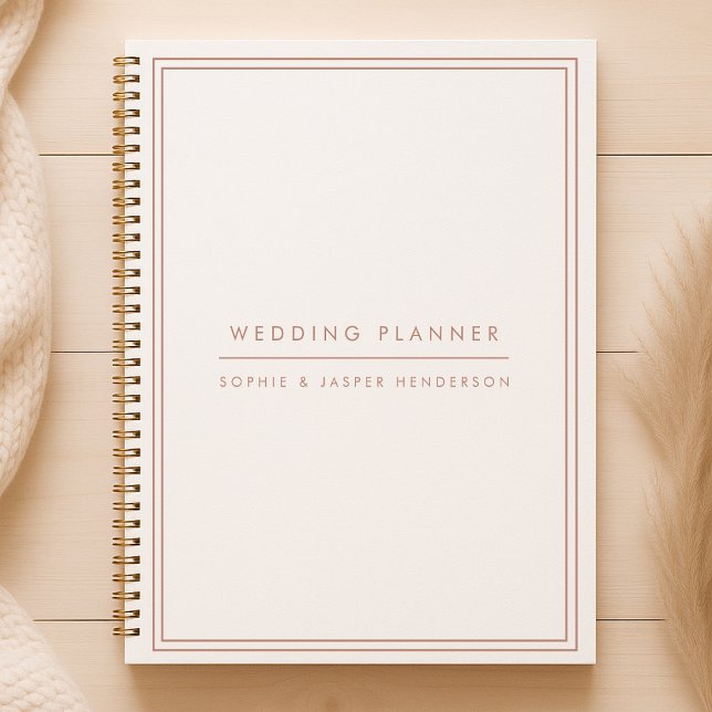 Agenda Boda planea elegantes Rosas de oro y blanco (Subido por el creador)