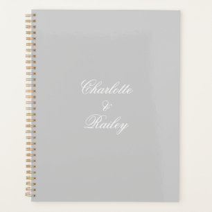 Agenda Boda plateado
