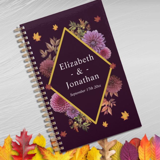 Agenda Boda romántico de otoño en Dahlia (Subido por el creador)