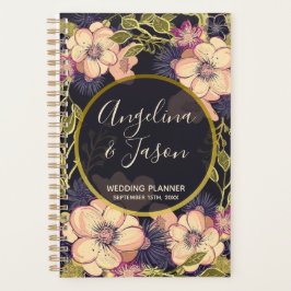 Agenda Boda Rosa Y Negro De Rubor