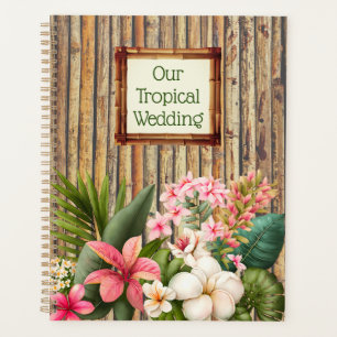 Agenda Boda tropical personalizado