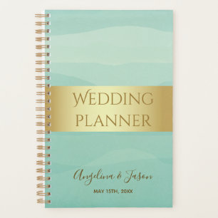 Agenda Boda Verde Sencilla
