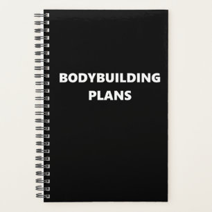 Agenda Bodybuilding Planner Tema Deportivo Construcción d