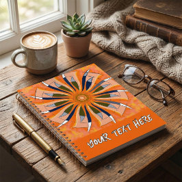 Agenda  Bohemian boho floral colorful whimsical