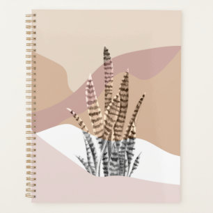 Agenda Boho Abstracto Moderno Suculento