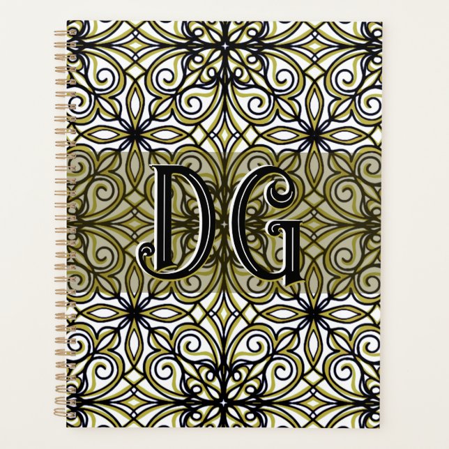 Agenda Boho Beige Green (Anverso)