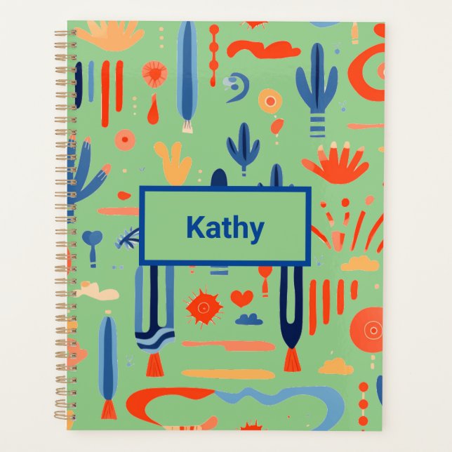 Agenda Boho del suroeste Minimalista (Anverso)