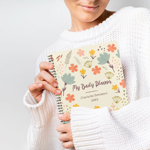 Agenda Boho Girly Personalized Daily Planner