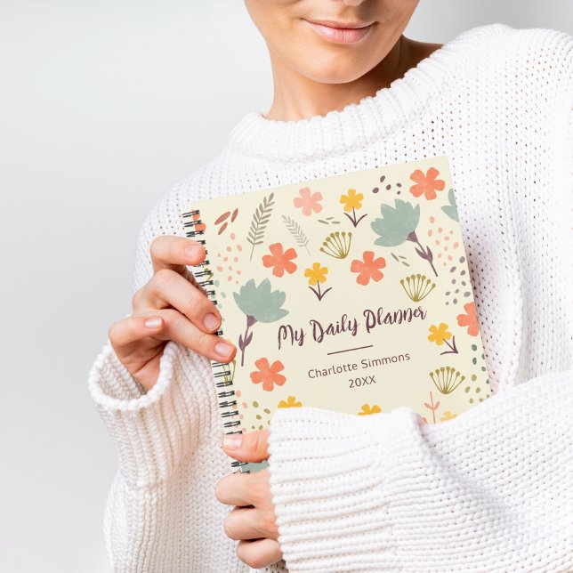 Agenda Boho Girly Personalized Daily Planner (Subido por el creador)
