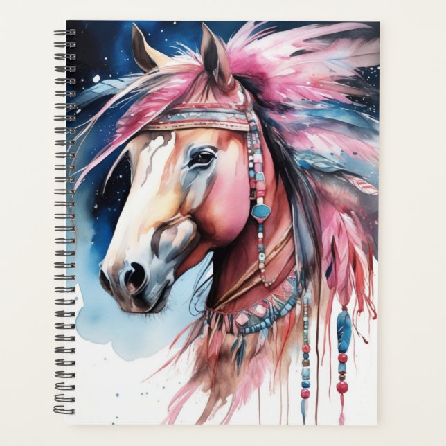 Agenda Boho Horse Planner (Anverso)