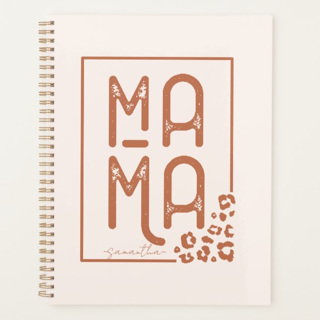 Agenda Boho Mama ruso (Anverso)