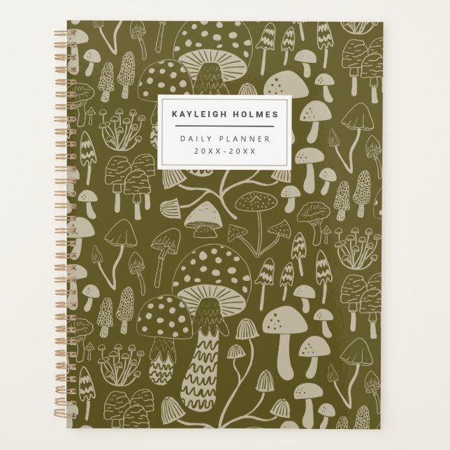 Agenda Boho Olive Mushroom (Anverso)