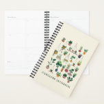 Agenda Boho Plant Lady Hogares Modernos Monogramado<br><div class="desc">Para la persona en su vida que cree que nunca se puede tener demasiadas plantas,  un moderno ilustracion estilo boho de una variedad de tipos de plantas interiores y exteriores incluyendo hojas de monstera modernas,  plantas colgantes,  helechos,  bonsai,  plantas de hogar y más.</div>