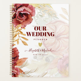 Agenda BOHO Rosa Borgoña Boda de Grass Pampas