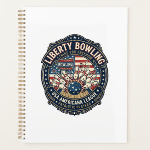 Agenda Boliche de la Libertad Patriótico Boliche Vintage 