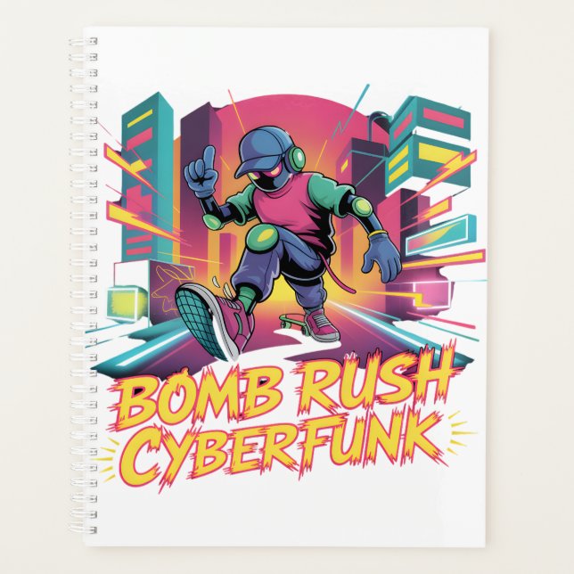 Agenda Bomb Rush Cyberfunk – Neon Street Rebellion (Anverso)