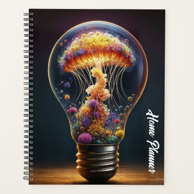 Agenda Bombilla de vidrio de fantasía creatividad luminos (Anverso)