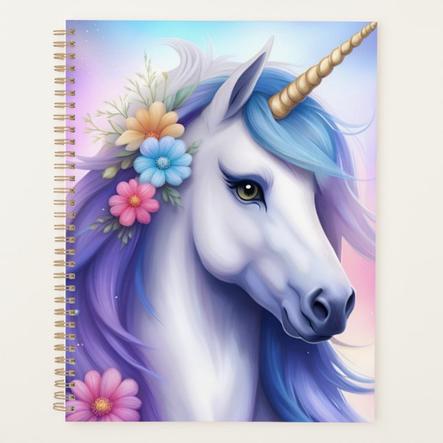 Agenda Bonita unicornio (Anverso)