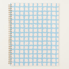 Agenda Bonito Azul Plaid Off-White