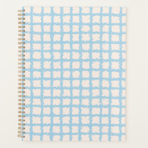 Agenda Bonito Azul Plaid Off-White