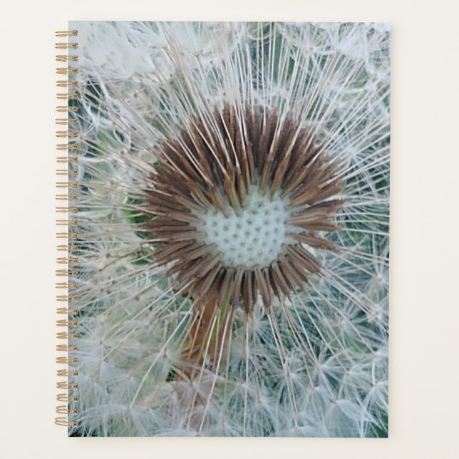 Agenda Bonito Dandelion blanco (Anverso)