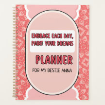 Bonito en Peach Elegant Planner