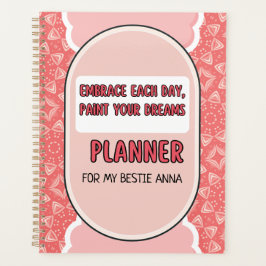 Agenda Bonito en Peach Elegant Planner