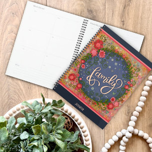 Agenda Bonito Floral Familia Alegre Inespiritualidad Artí