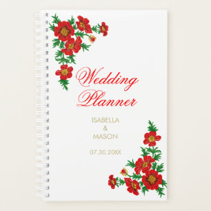 Agenda Bonito Flores Rojas - Boda 