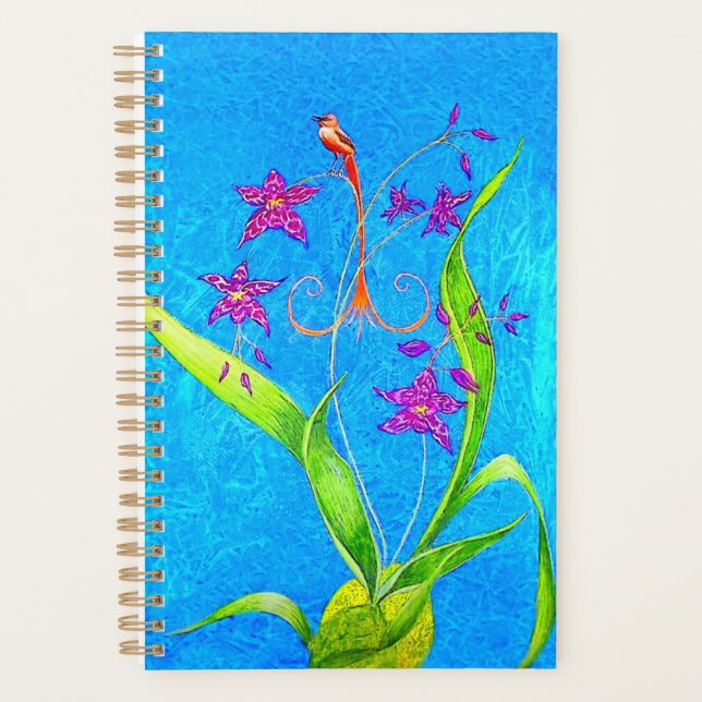 Agenda Bonito Pequeña Orquídea (Anverso)