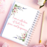 Agenda Bonito Soy Un Reflejo De Dios Cristiano<br><div class="desc">Christian Planner con la cita de la afirmación "Soy un reflejo del amor,  gracia y perdón de Dios". Este planificador es una herramienta muy bien diseñada que incorpora versos de la Biblia,  citas inspiradoras y peticiones de oración y reflexión diarias. ¡Compra hoy!</div>