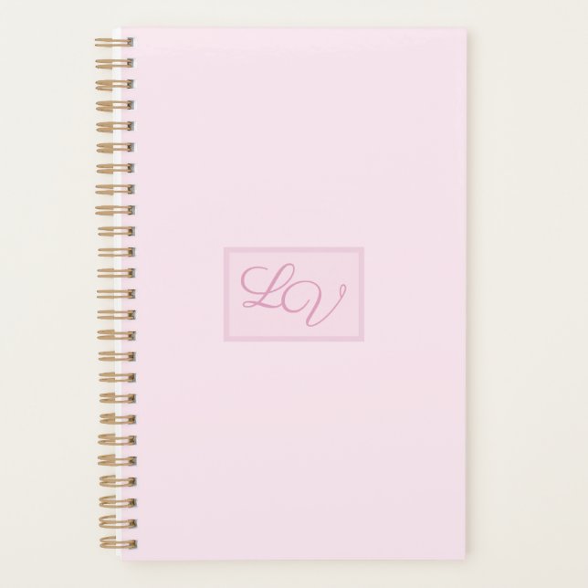 Agenda Bonito suave rosa y Rubor (Anverso)