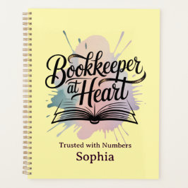 Agenda Bookkeeper at Heart Personalized