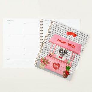 Agenda Booth de besada El día de San Valentín Perro de Sa