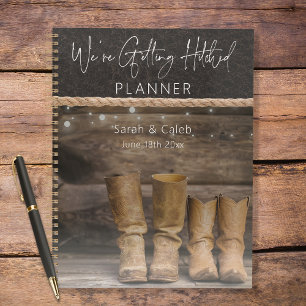 Agenda Boots rústicos de vaquero para Boda de dos rangos