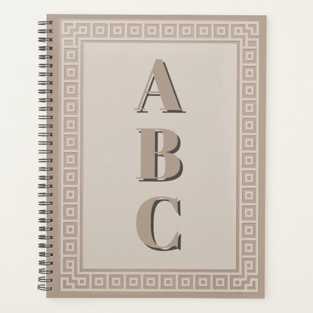 Agenda Borde Clásico con Relieve (Anverso)