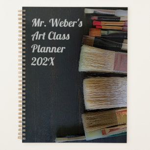Agenda Borde de pincel de planeador creativo